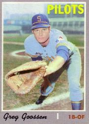 1970 Topps Baseball Cards      271     Greg Goossen